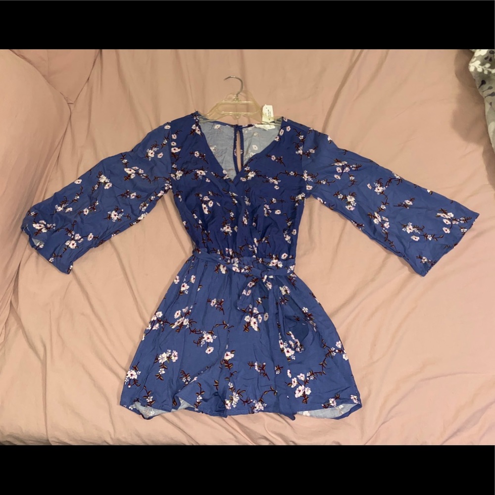 IVY & MAIN Blue Romper